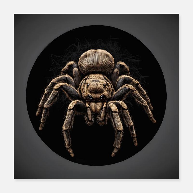 Affiche Grande Tarentule Tarentule Poster 40 x 40 cm