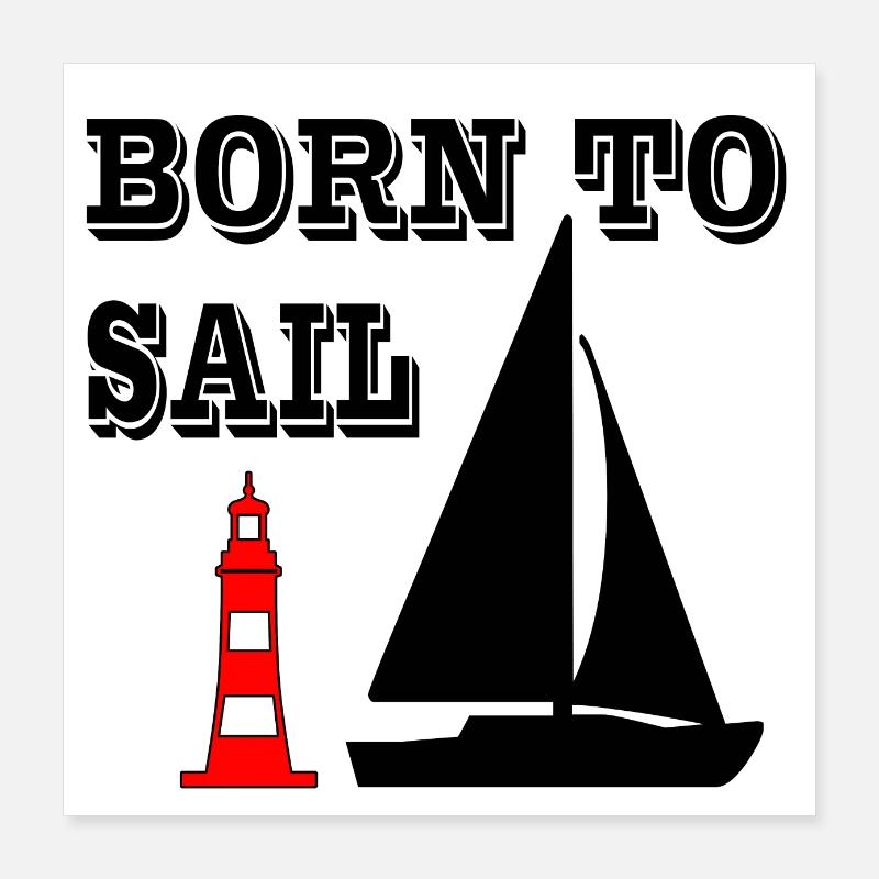Sail Poster 16" x 16" (40x40 cm)