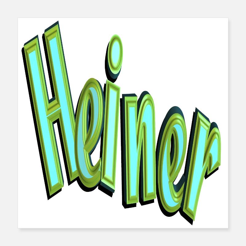 heiner2 Poster 16" x 16" (40x40 cm)