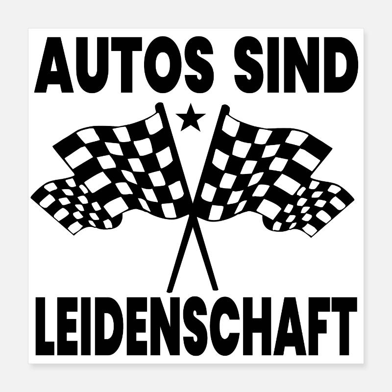 Auto Poster 40x40 cm