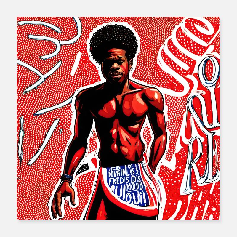 Ein schöner Tag - Pop-Art Poster 40x40 cm