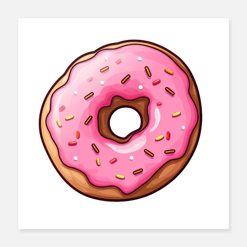 Beignet Poster 40 x 40 cm