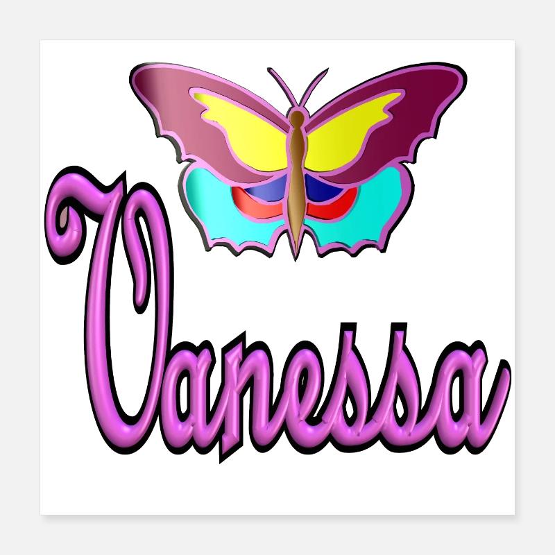 Vanessa2 Poster 40x40 cm