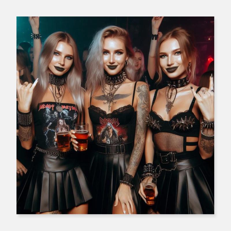 Métal Poster 40 x 40 cm