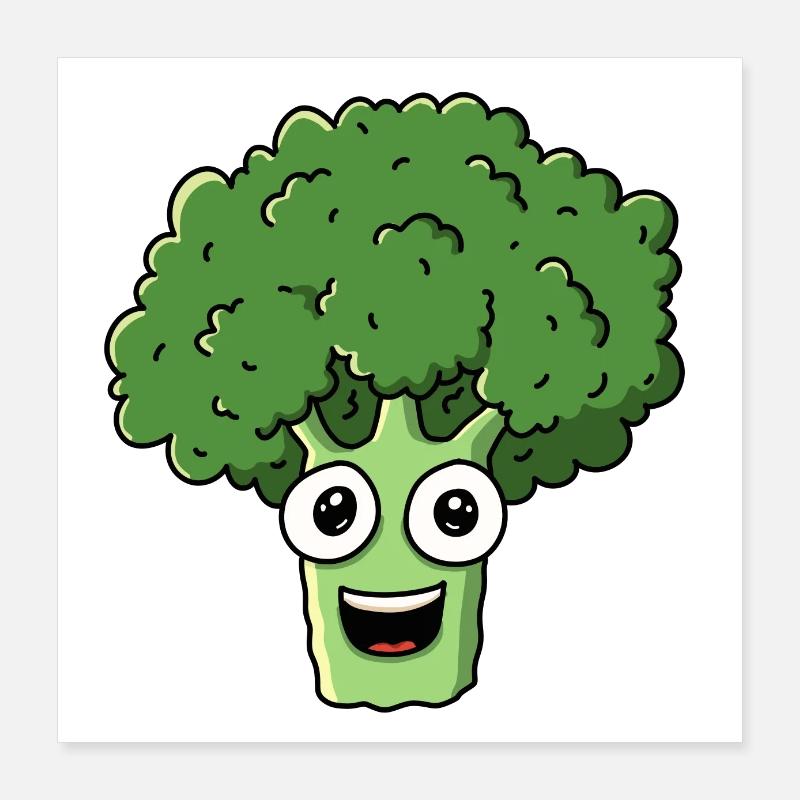 Brokkoli Poster 40x40 cm