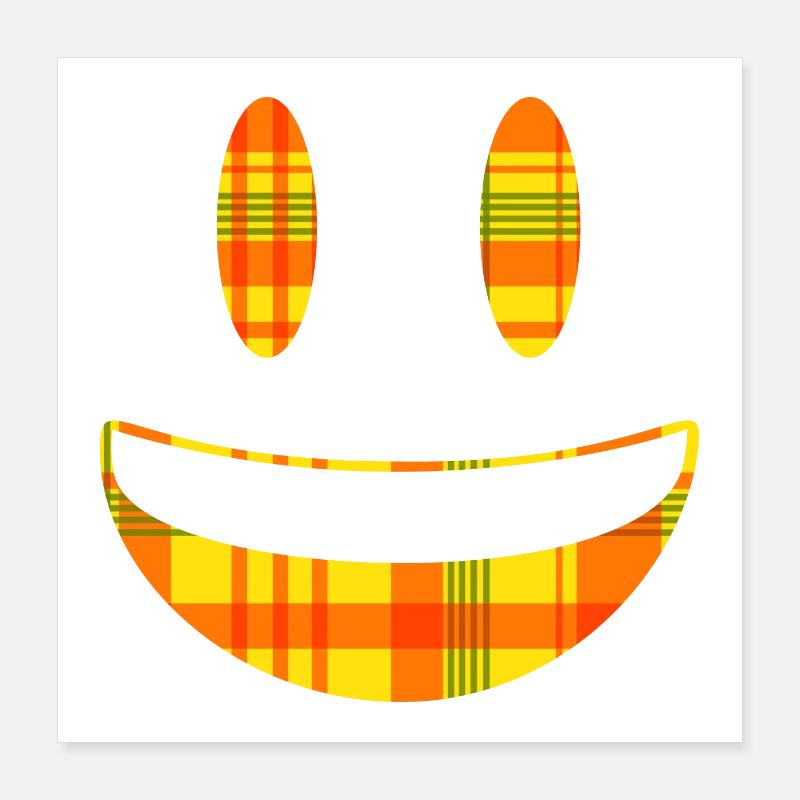 Smile Poster 16" x 16" (40x40 cm)
