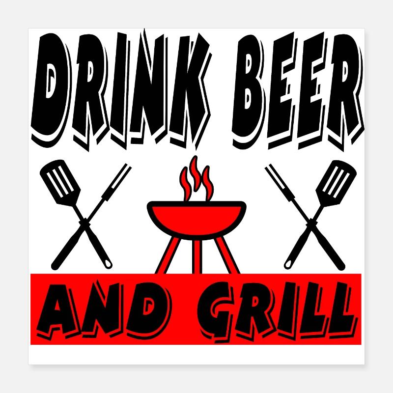 Bier Poster 40x40 cm