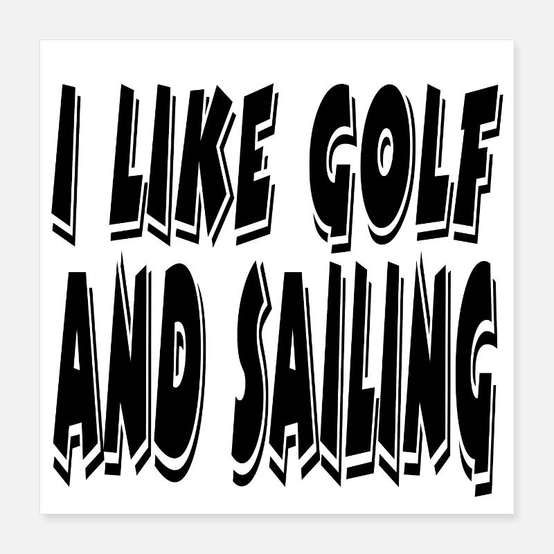 Golfo Poster 40x40 cm