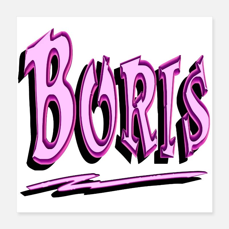 Boris2 Poster 16" x 16" (40x40 cm)