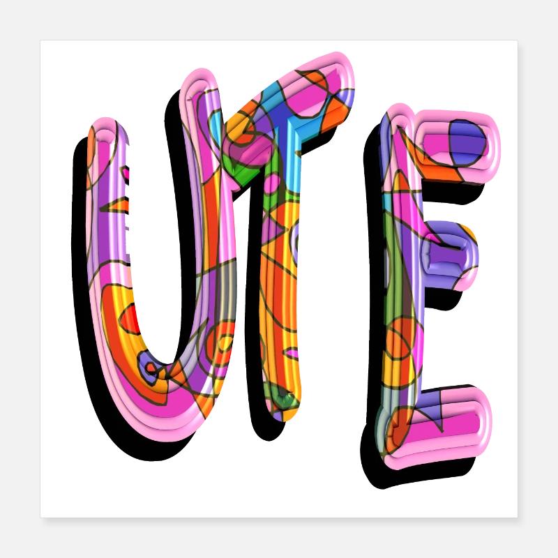 Ute2 Poster 40 x 40 cm