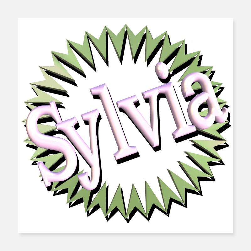 sylvia2 Poster 16" x 16" (40x40 cm)