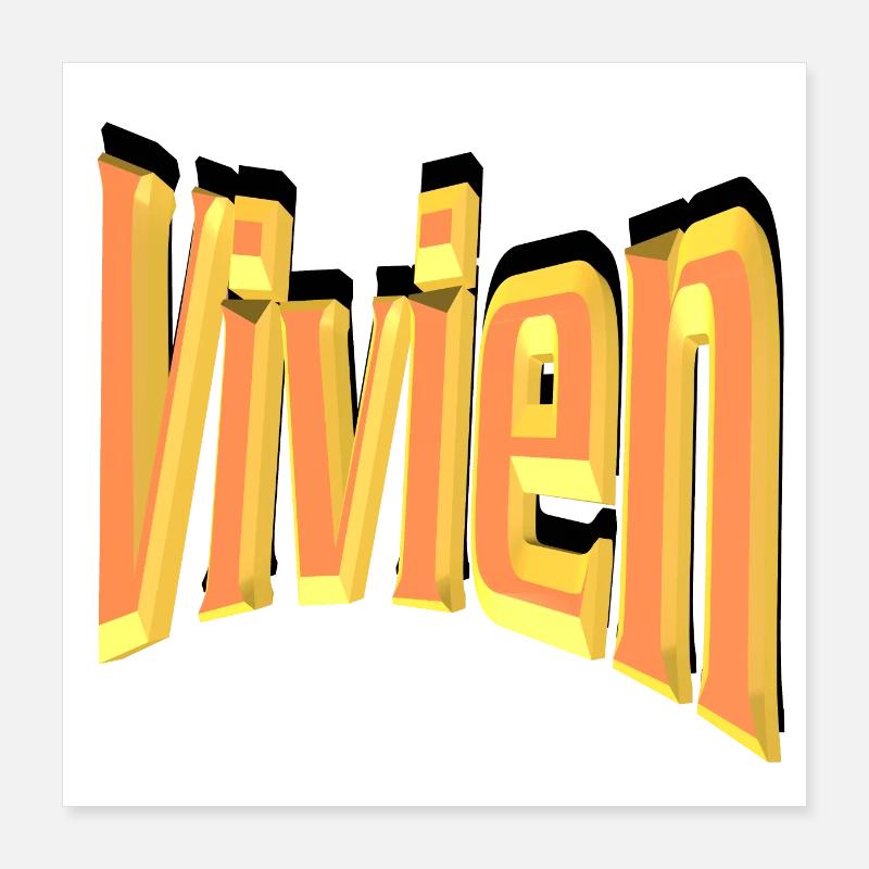 vivien2 Poster 40x40 cm