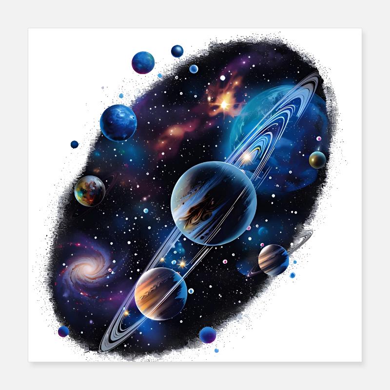 Astronomy is science and a hobby Poster 16" x 16" (40x40 cm)