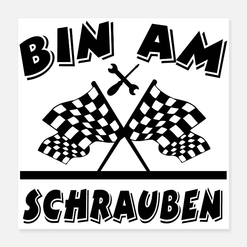 Auto Poster 40x40 cm