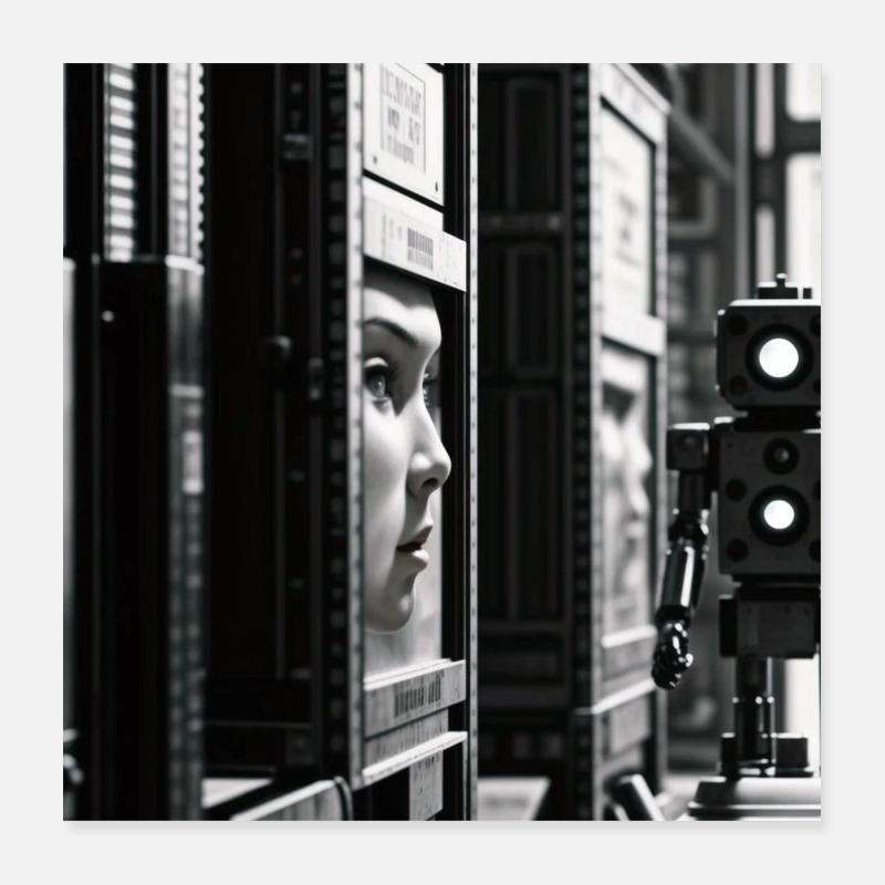 Robot 1 Poster 16" x 16" (40x40 cm)