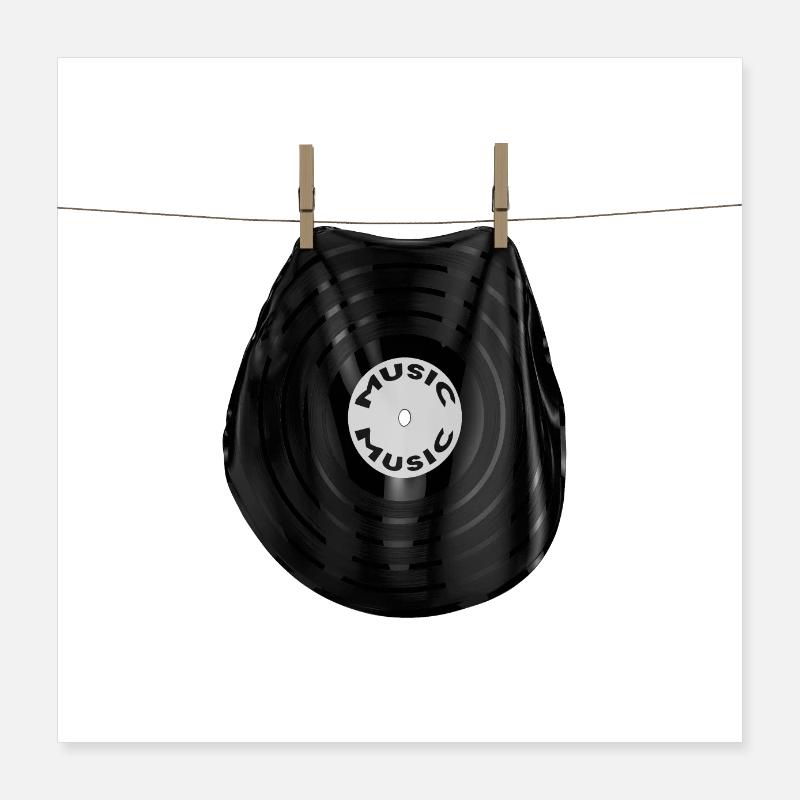 Disque vinyl Poster 40 x 40 cm