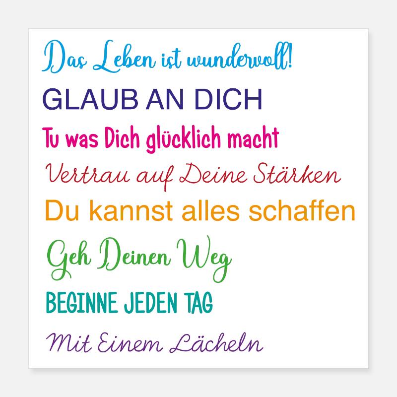 Gift Confirmation for Boy, Son, Daughter - Poster 16" x 16" (40x40 cm) - white