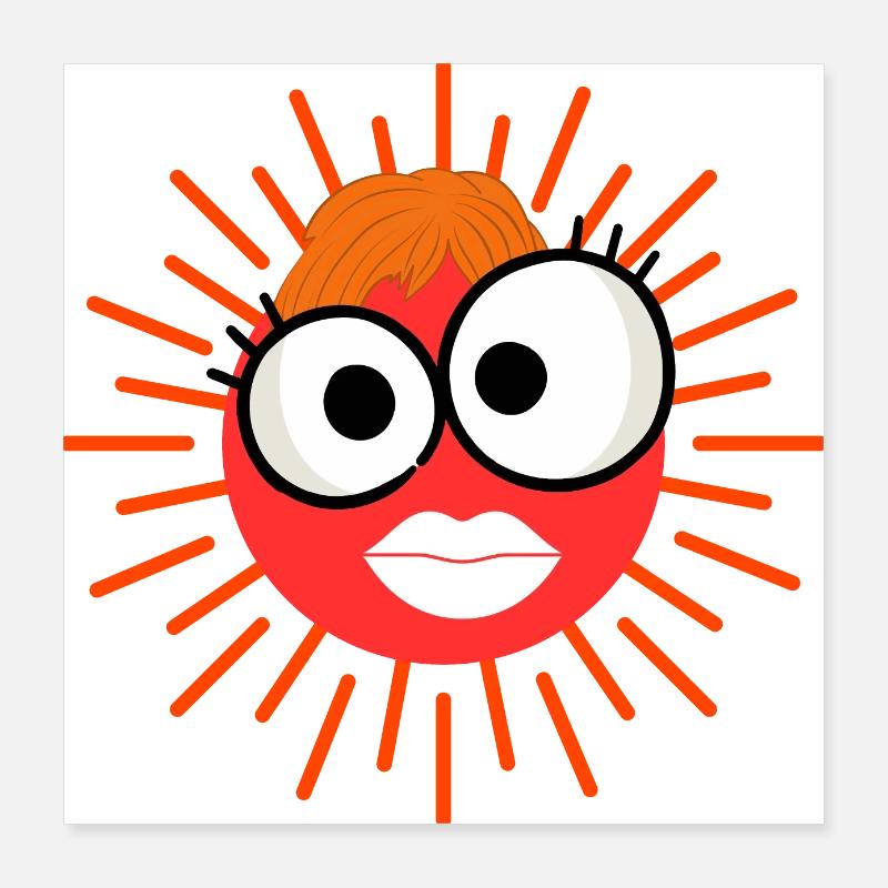 Madame Soleil Poster 16" x 16" (40x40 cm)