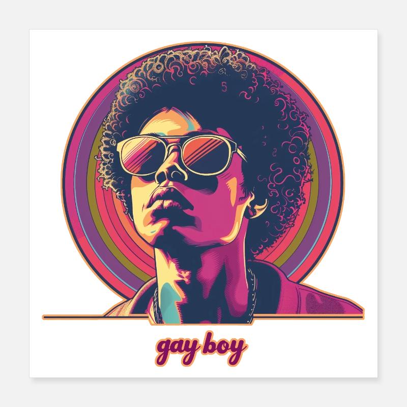 Schwuler Junge 2 Poster 40x40 cm