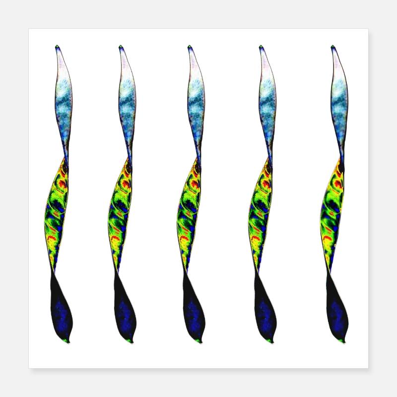 verdrilltes Paar Poster 40x40 cm