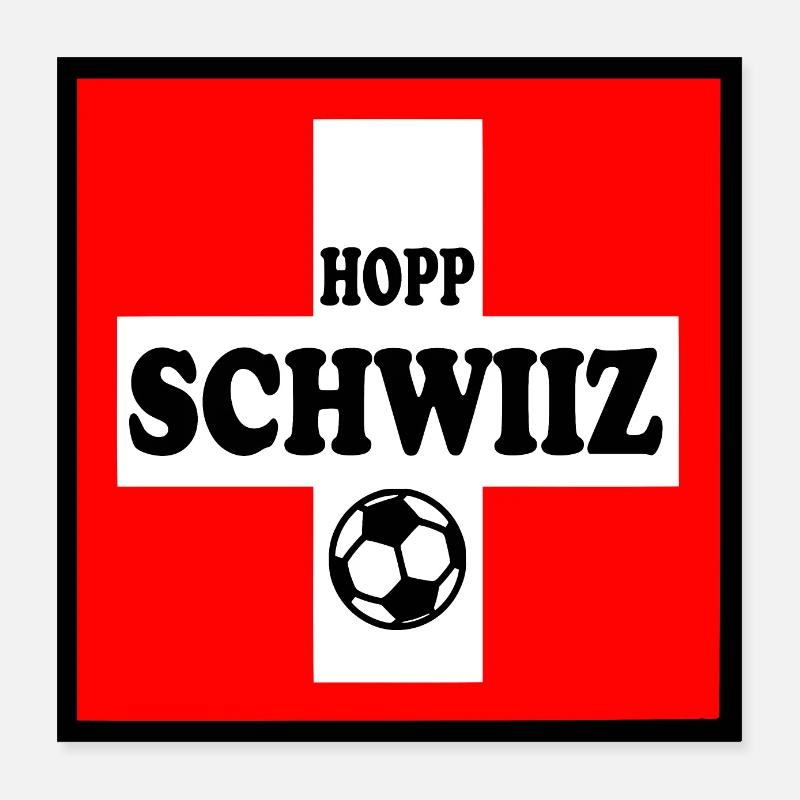 Suisse Poster 40 x 40 cm