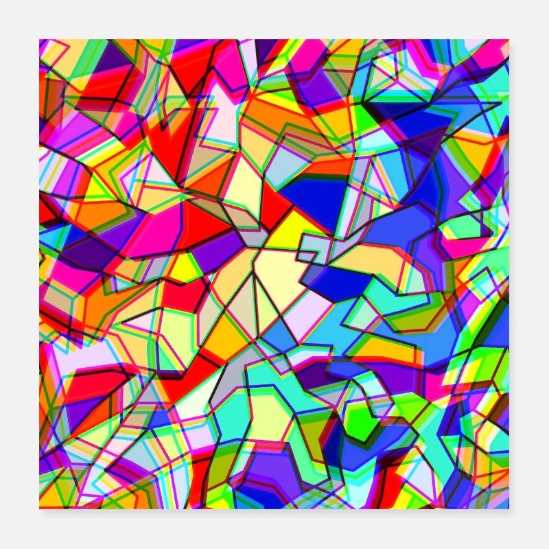 Holographie Poster 40x40 cm