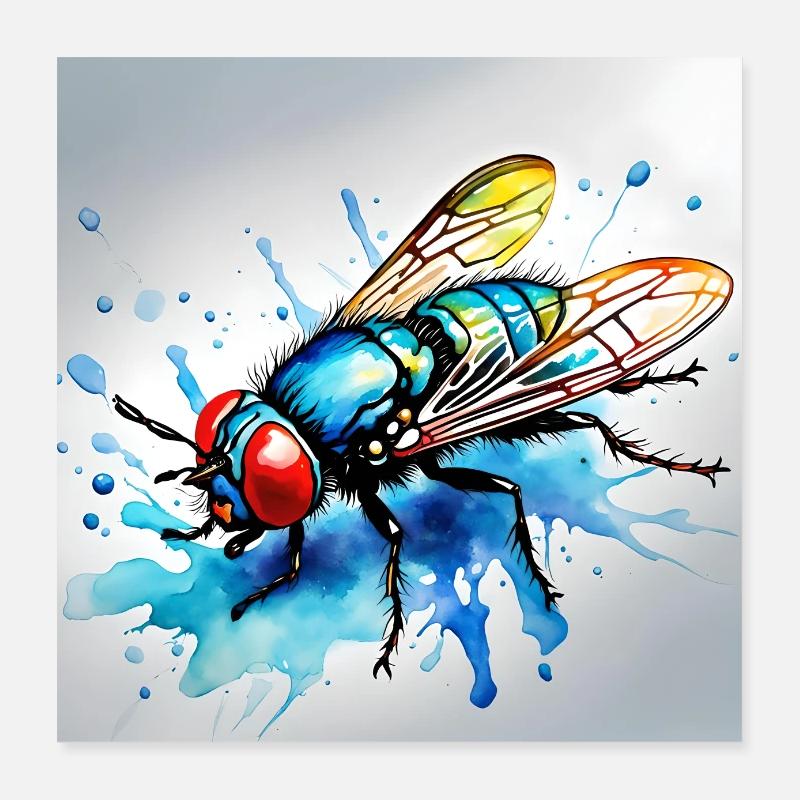Fly Poster 16" x 16" (40x40 cm)