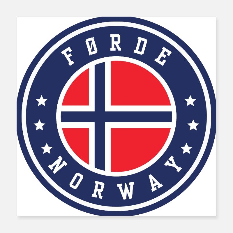 Førde Norway Poster 16" x 16" (40x40 cm)
