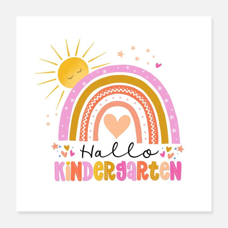 Kindergarten Poster 16" x 16" (40x40 cm)