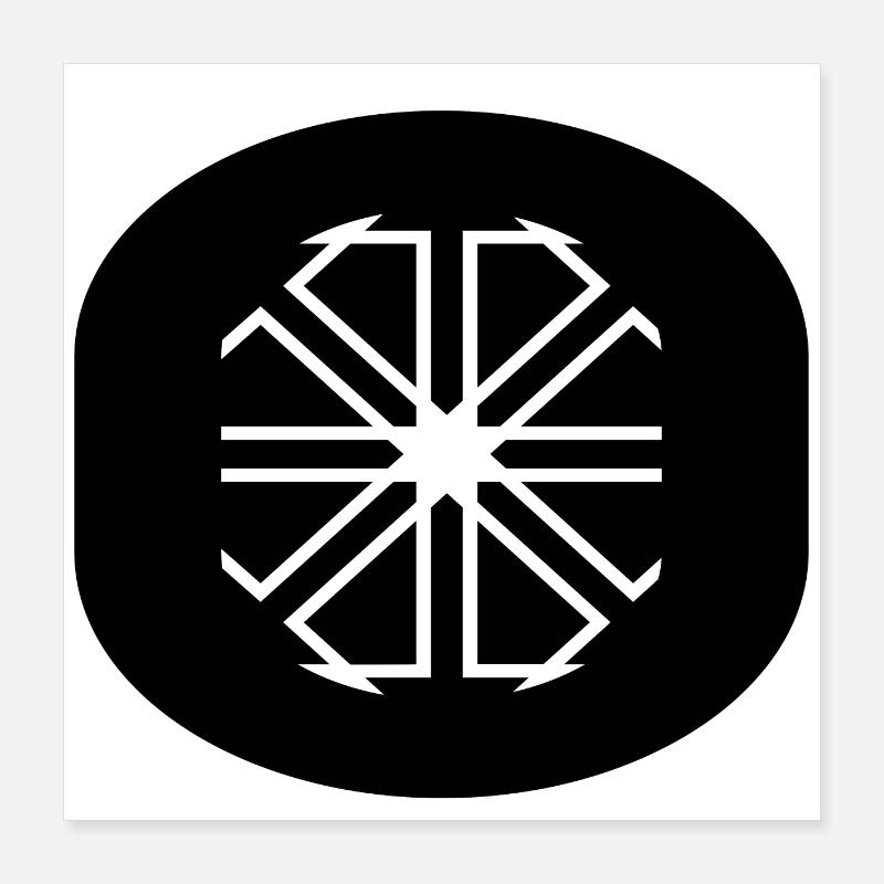 Circular-Decor Poster 16" x 16" (40x40 cm)