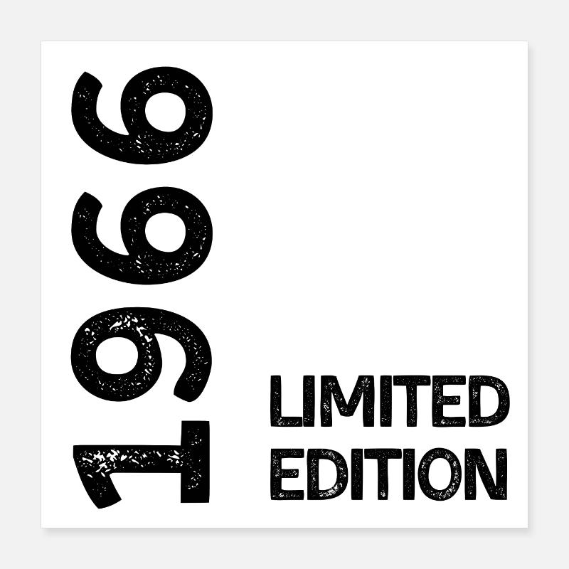 1966 limited edition Poster 40 x 40 cm