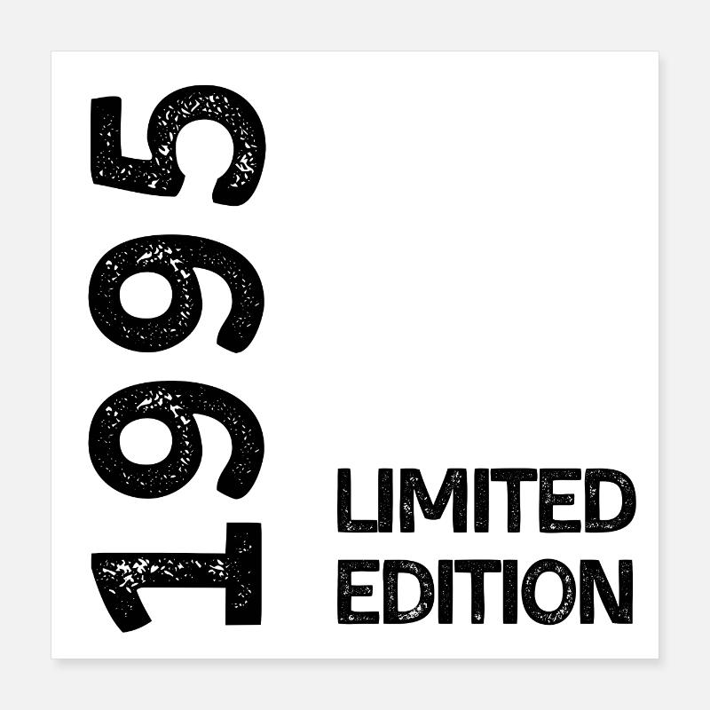 Limitierte Auflage 1995 Poster 40x40 cm