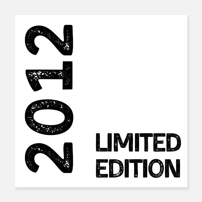 Limitierte Auflage 2012 Poster 40x40 cm