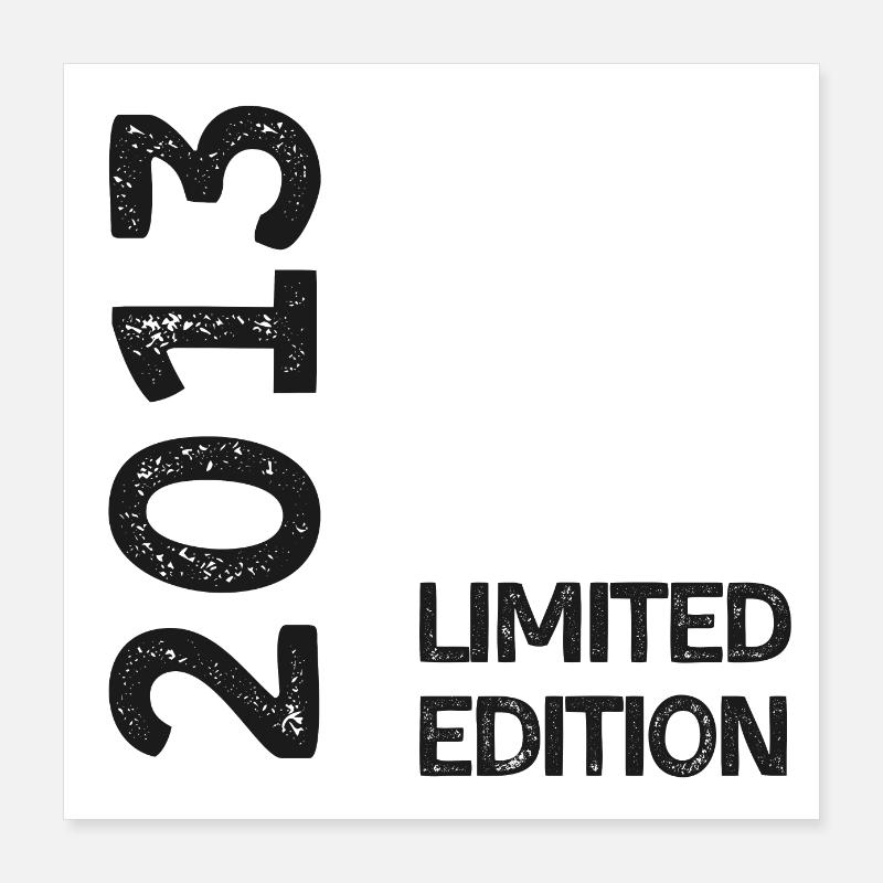 Limitierte Auflage 2013 Poster 40x40 cm