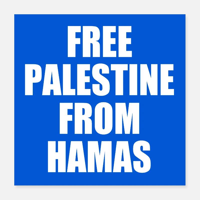 Free palestine Poster 40x40 cm