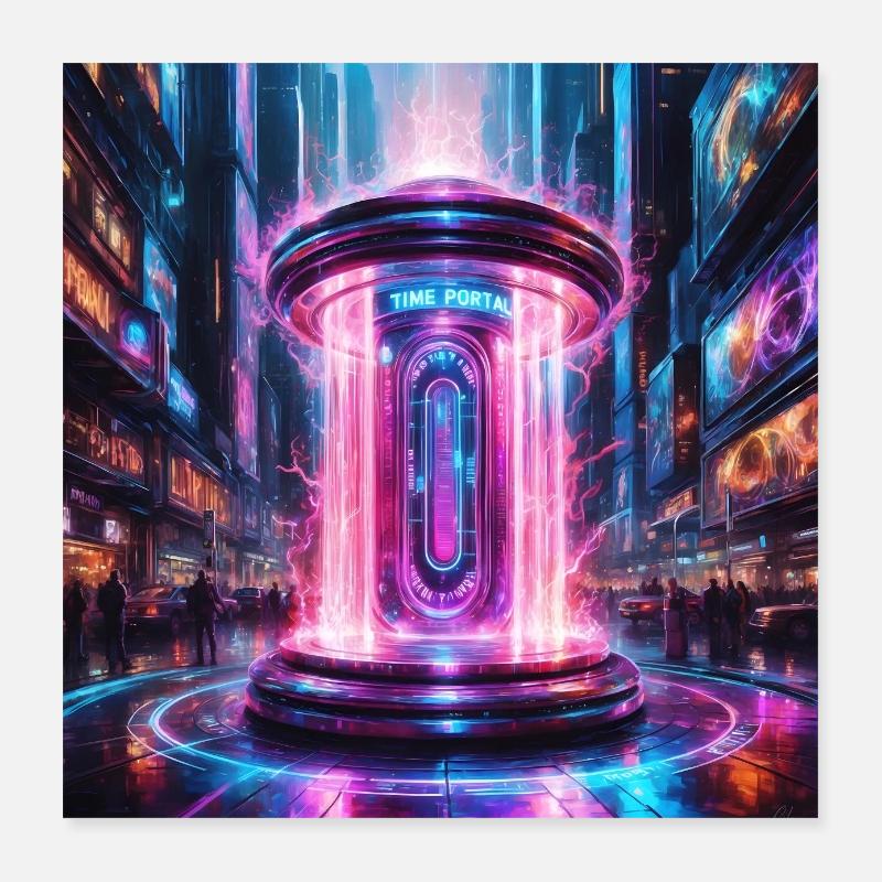 Gateway to the future Poster 16" x 16" (40x40 cm)