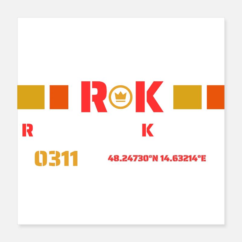 Logo Design Poster 40x40 cm