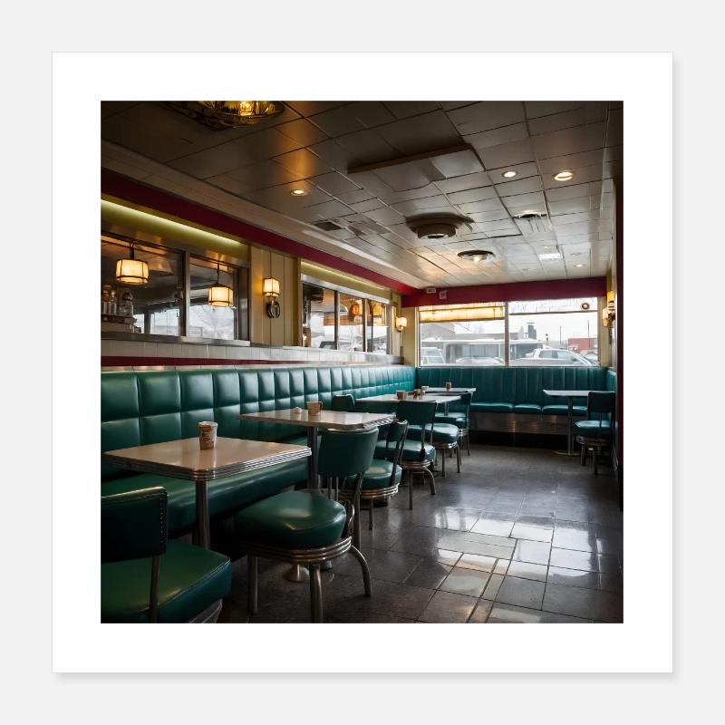 Beaver Creek Restaurant Poster 40x40 cm