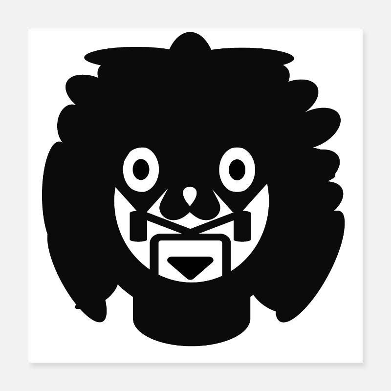 Le nom est Panic Poster 40 x 40 cm