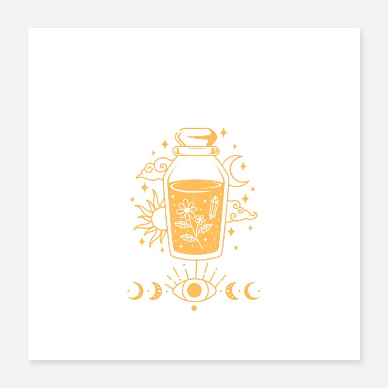 Magic cats Poster 16" x 16" (40x40 cm)