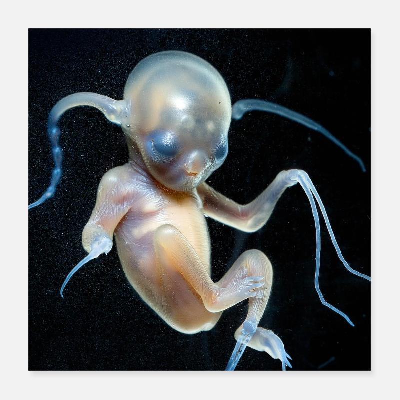 Embryon extraterrestre 3 Poster 40 x 40 cm