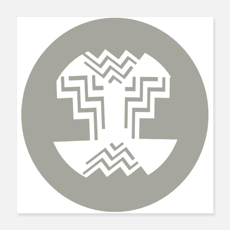 Circular-Inner-design Poster 16" x 16" (40x40 cm)