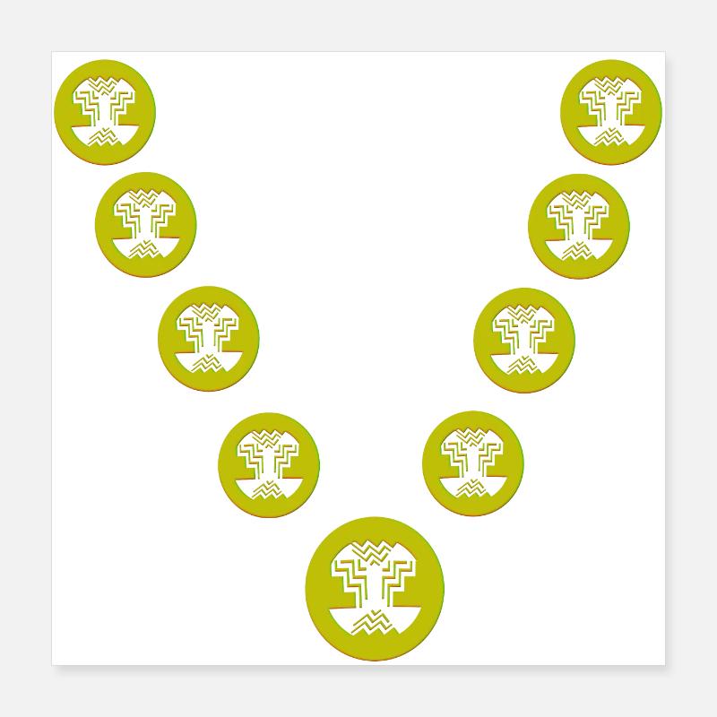 Chain Poster 16" x 16" (40x40 cm)