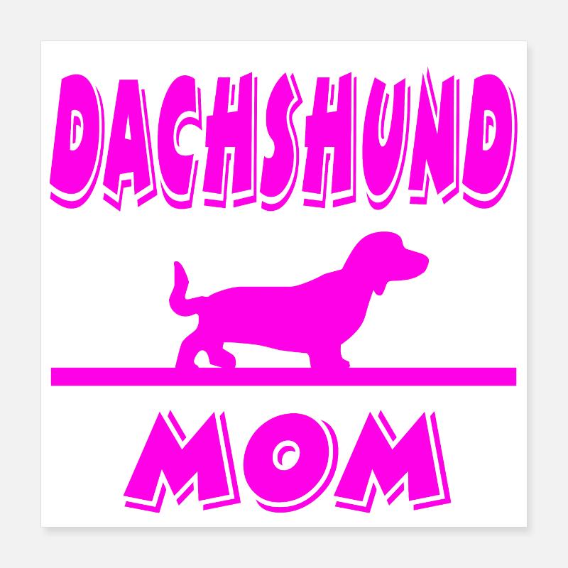 Dachshund Poster 16" x 16" (40x40 cm)