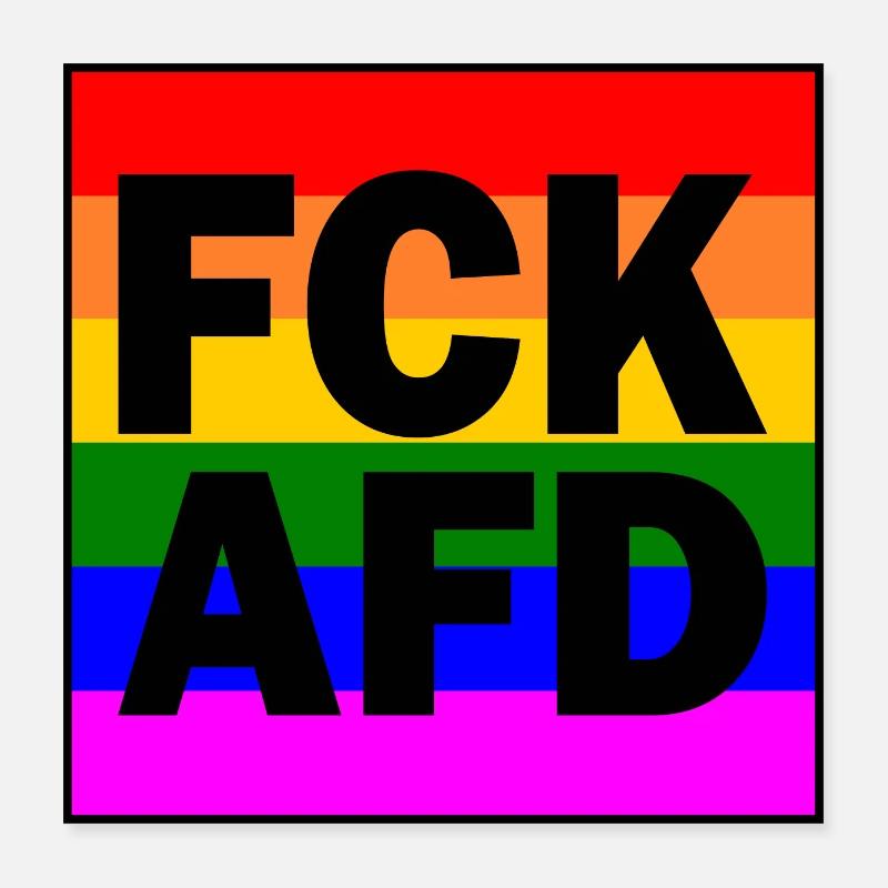 d’afd Poster 40 x 40 cm