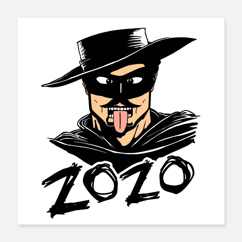 ZOZO ! Poster 40 x 40 cm