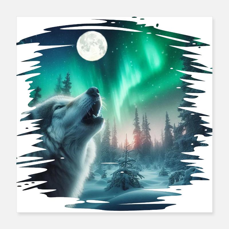 Aurora borealis Poster 16" x 16" (40x40 cm)