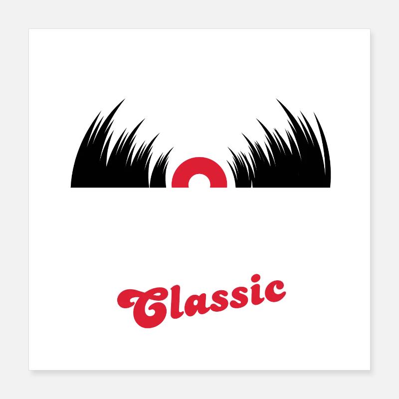 Limited edition 1978 Classic vinyle Poster 40 x 40 cm