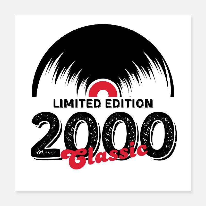 Limitierte Auflage 2000 Classic Vinyl Poster 40x40 cm