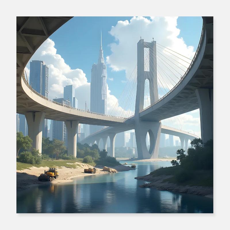 drachenqodeLIANG Poster 40x40 cm